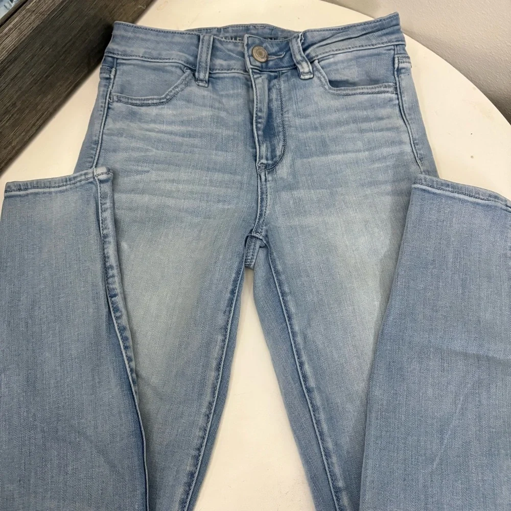 American Eagle Outfitters Blue stretch Skinny Jeans - Picture 10 of 15